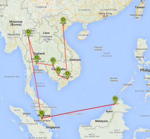 southeast asia trip